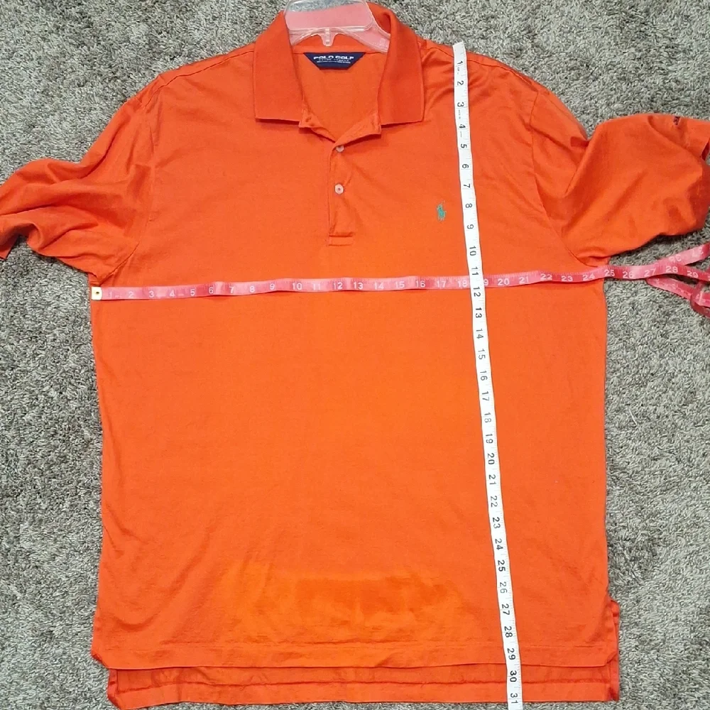 Polo by Ralph Lauren Orange Classic Pullover Polo Shirt XXL-PGA Championship